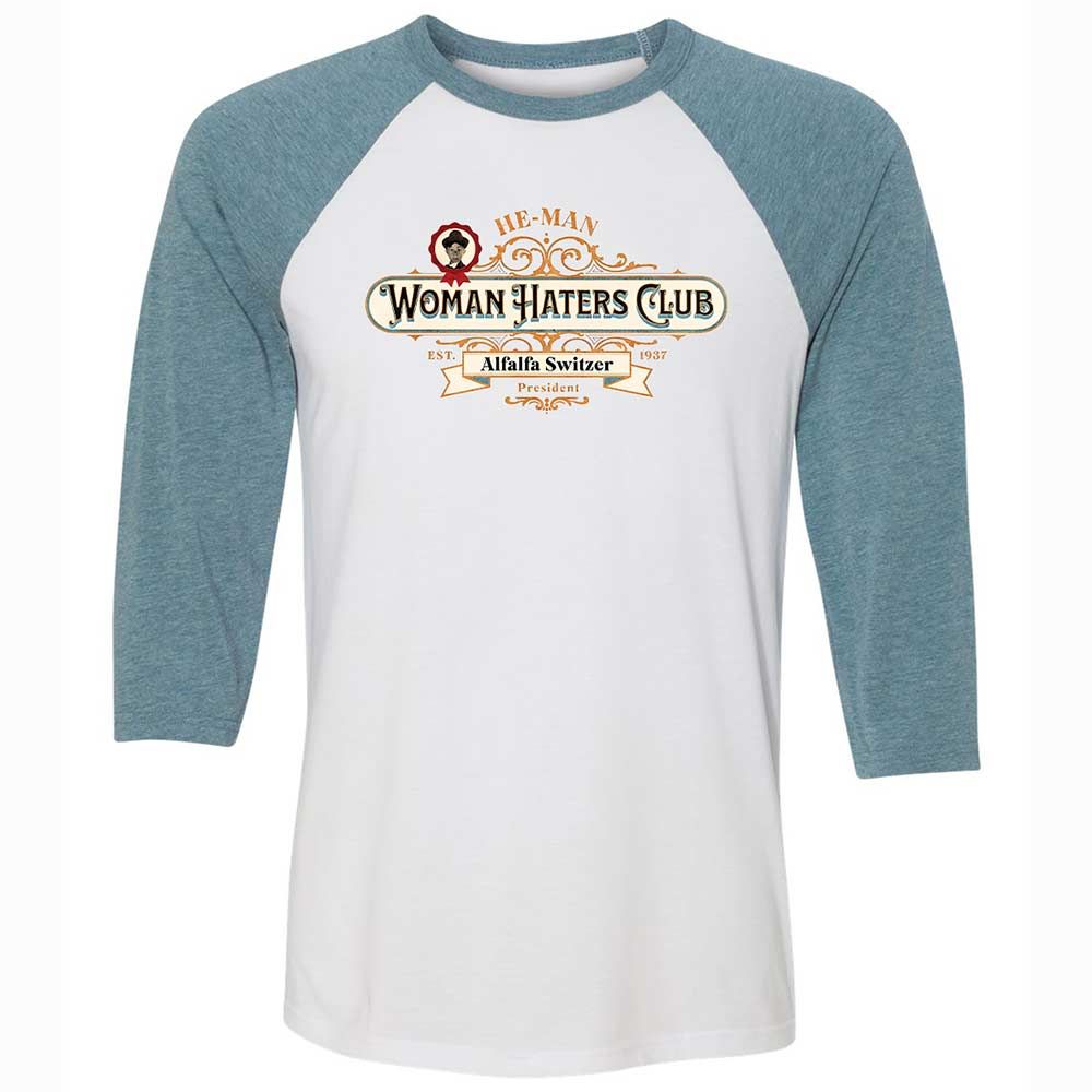 Unisex 3/4 Baseball Tee - L5EJCTDA - White/Denim - 3