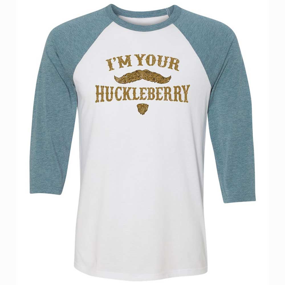 Unisex 3/4 Baseball Tee - 93HW4RLK - White/Denim - 3