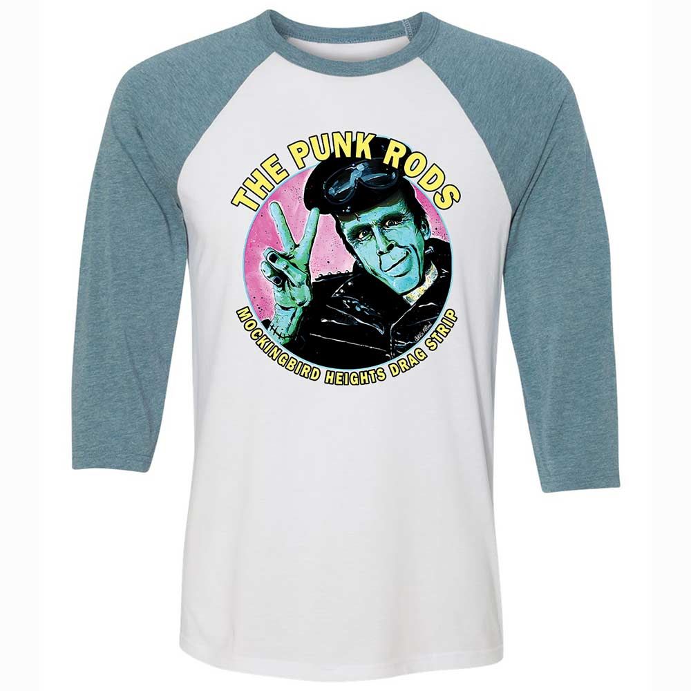 Unisex 3/4 Baseball Tee - B77QHBAS - White/Denim - 3