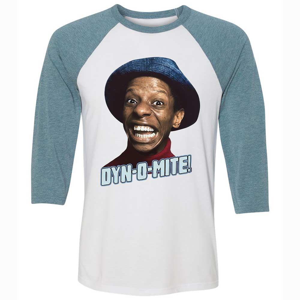 Unisex 3/4 Baseball Tee - BUB22M4P - White/Denim - 3
