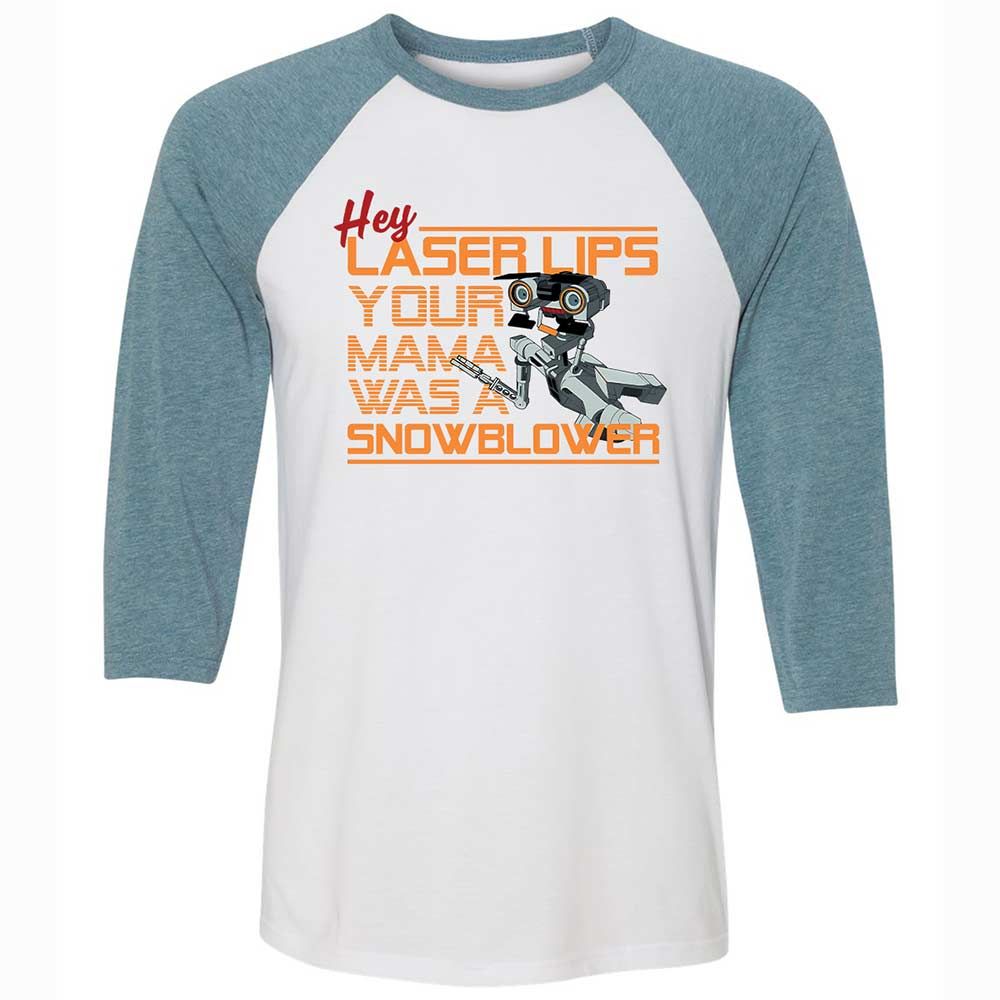 Your Mama was a Snowblower - White/Denim - 3
