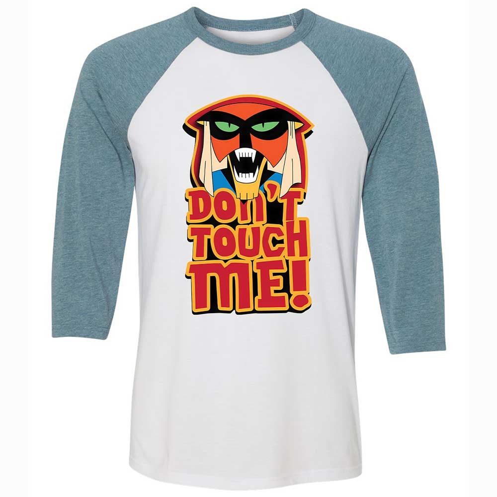 Unisex 3/4 Baseball Tee - AZW7V65E - White/Denim - 3