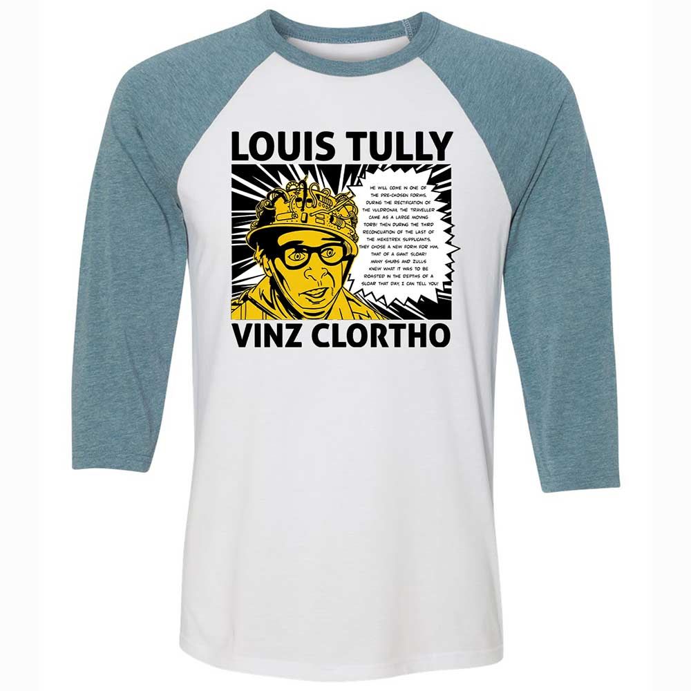 Unisex 3/4 Baseball Tee - 7KRP34PW - White/Denim - 3