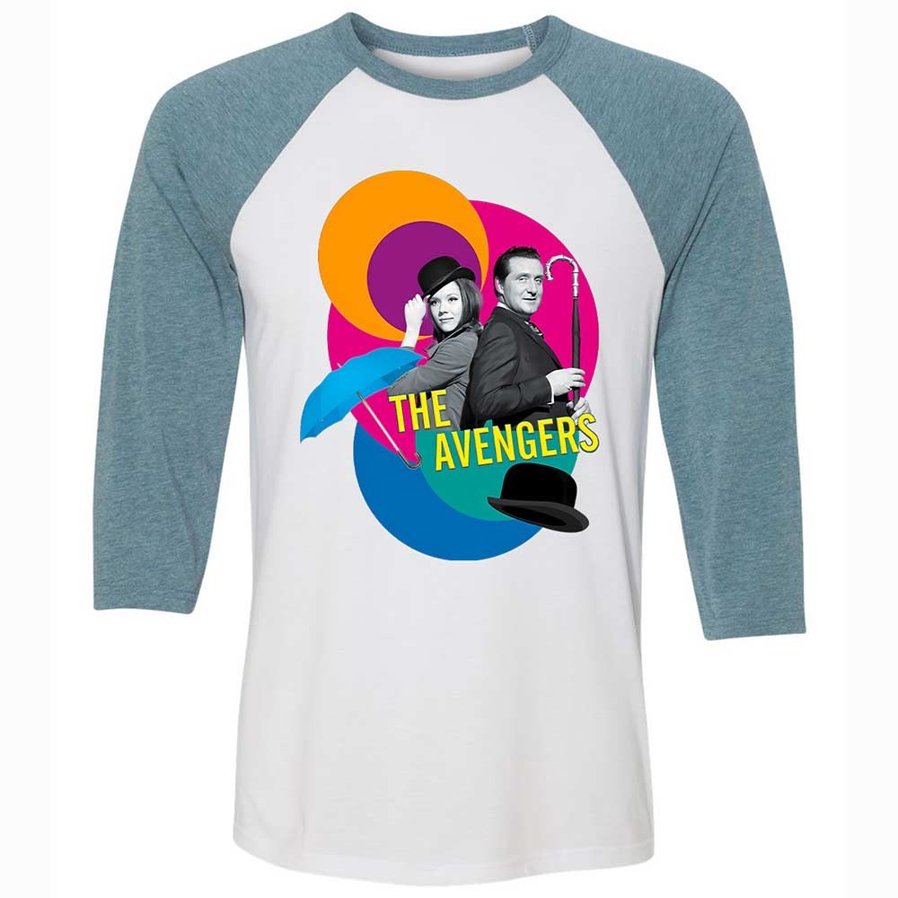 Unisex 3/4 Baseball Tee - B2VLQUL1 - White/Denim - 3