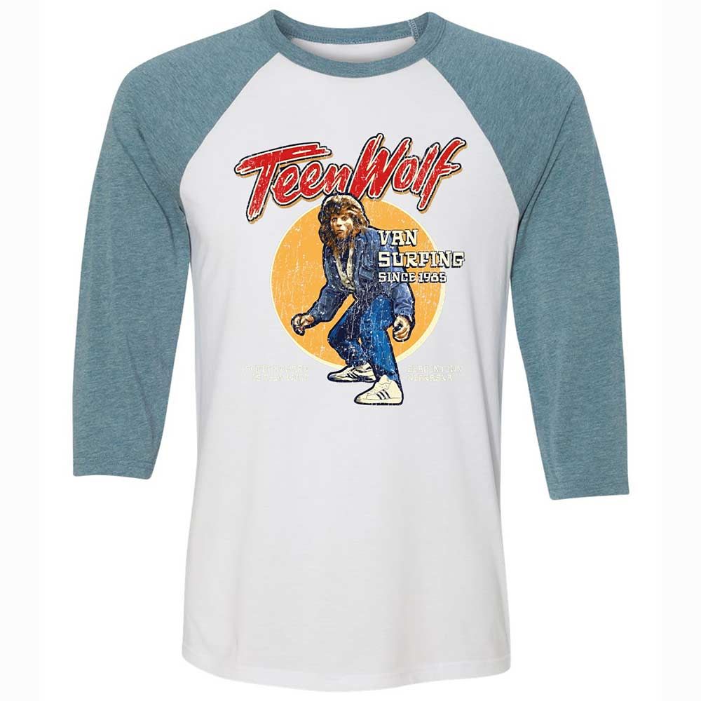 Unisex 3/4 Baseball Tee - G73F52UL - White/Denim - 3