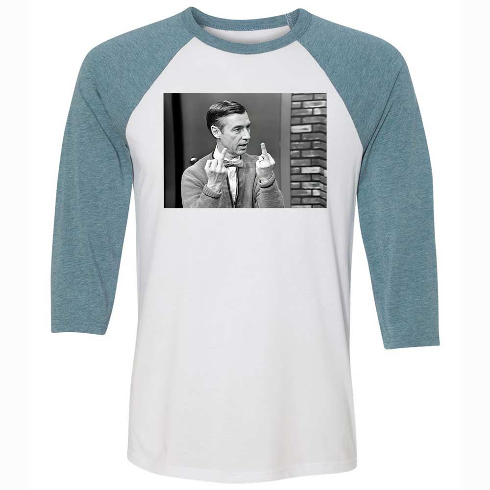 Unisex 3/4 Baseball Tee - 1S1J3F7T - White/Denim - 3