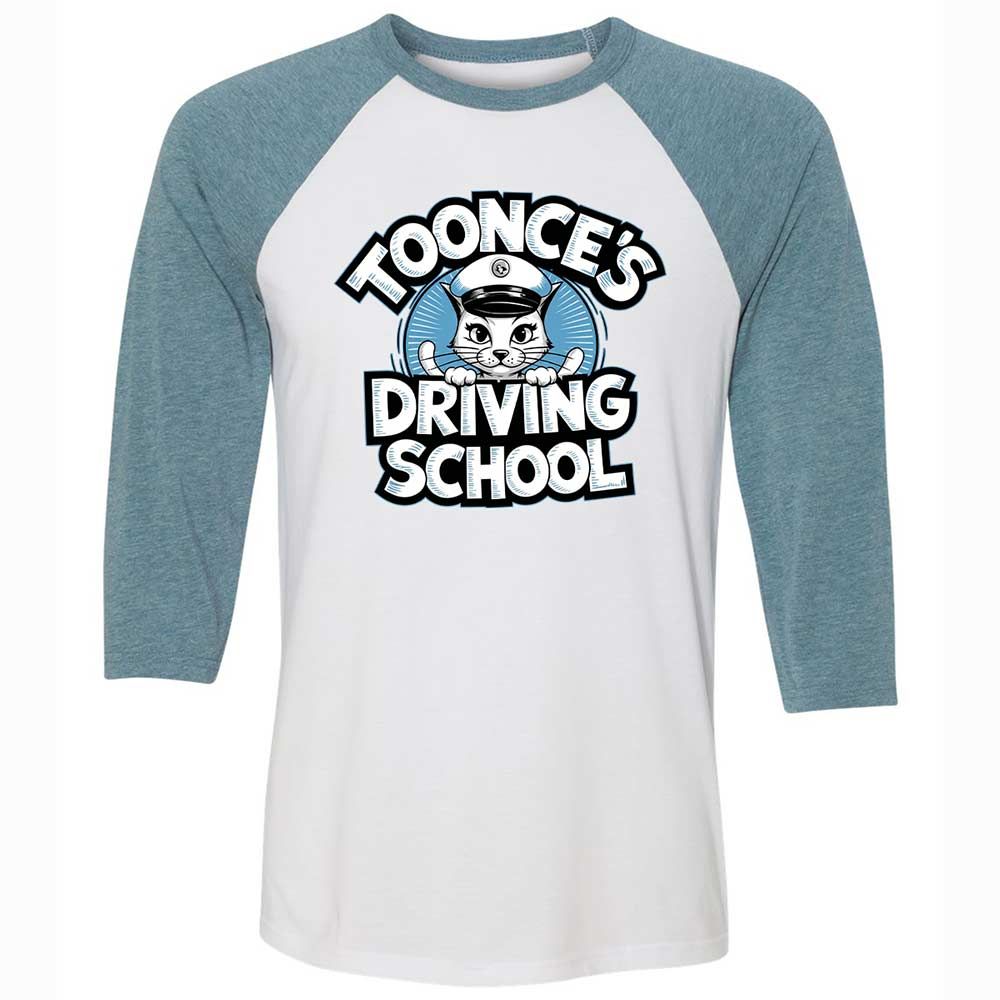 Unisex 3/4 Baseball Tee - JGHUGYCB - White/Denim - 3