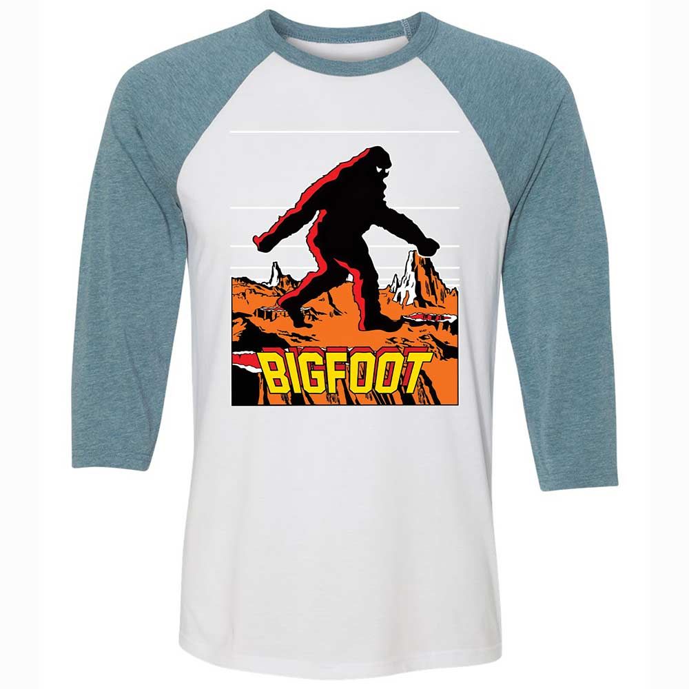Unisex 3/4 Baseball Tee - SXU897H6 - White/Denim - 3