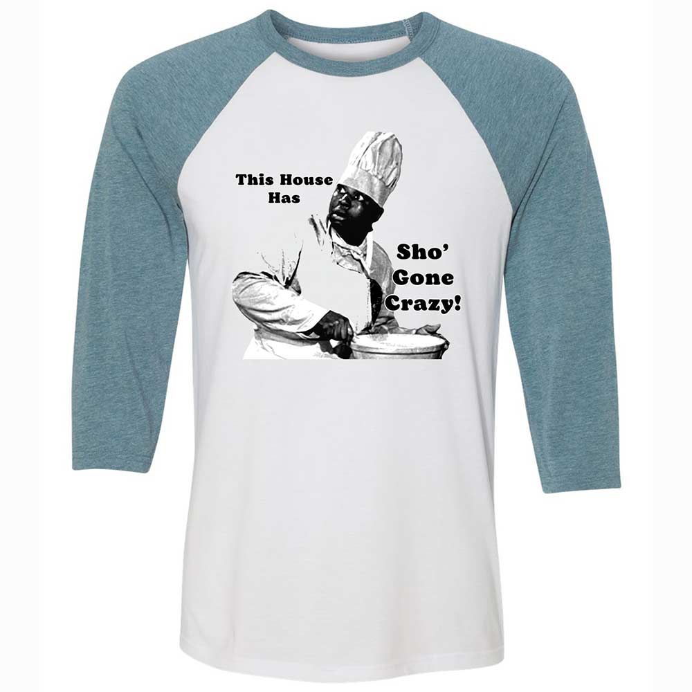 Unisex 3/4 Baseball Tee - W4GHLUBT - White/Denim - 3