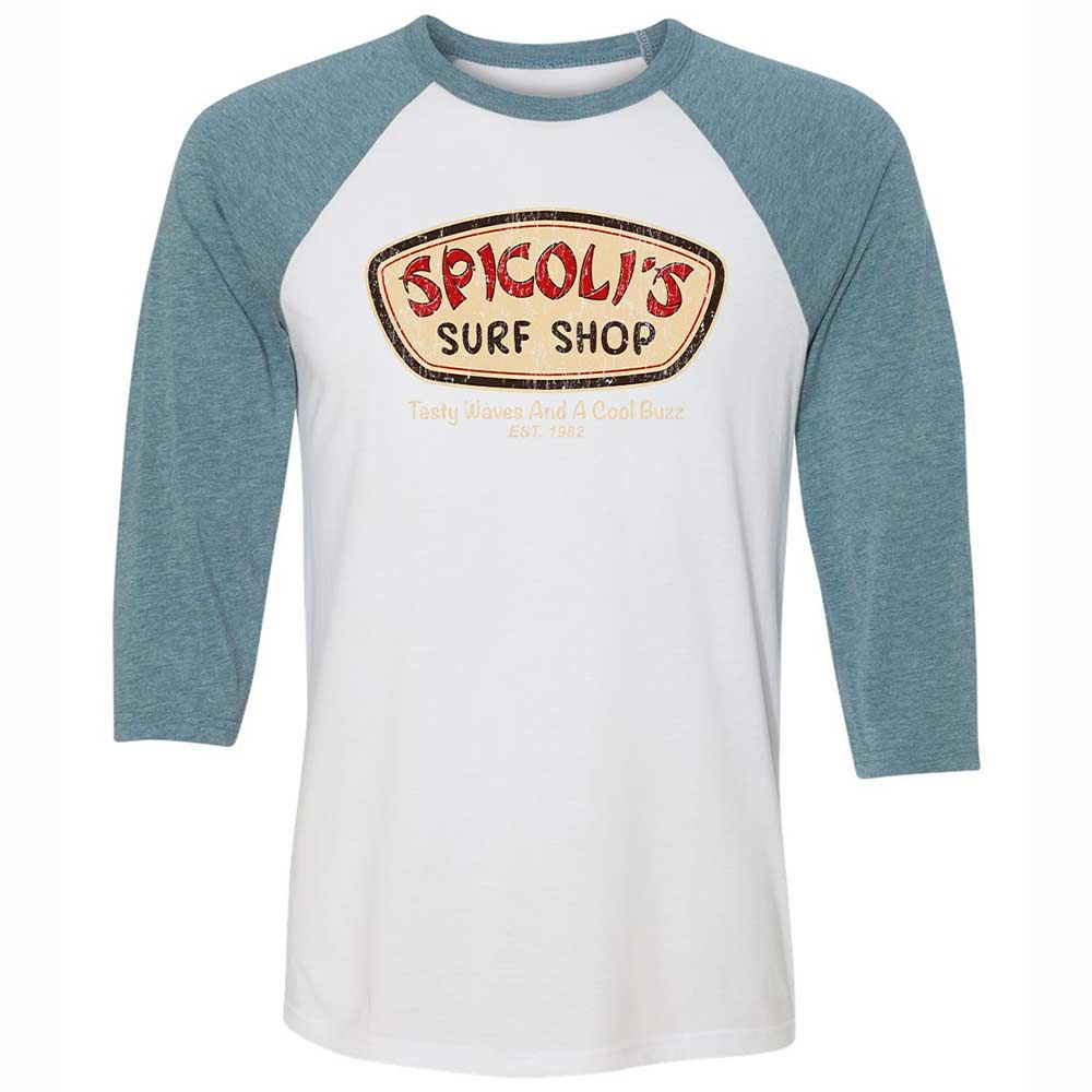 Unisex 3/4 Baseball Tee - MQ3HAT2R - White/Denim - 3