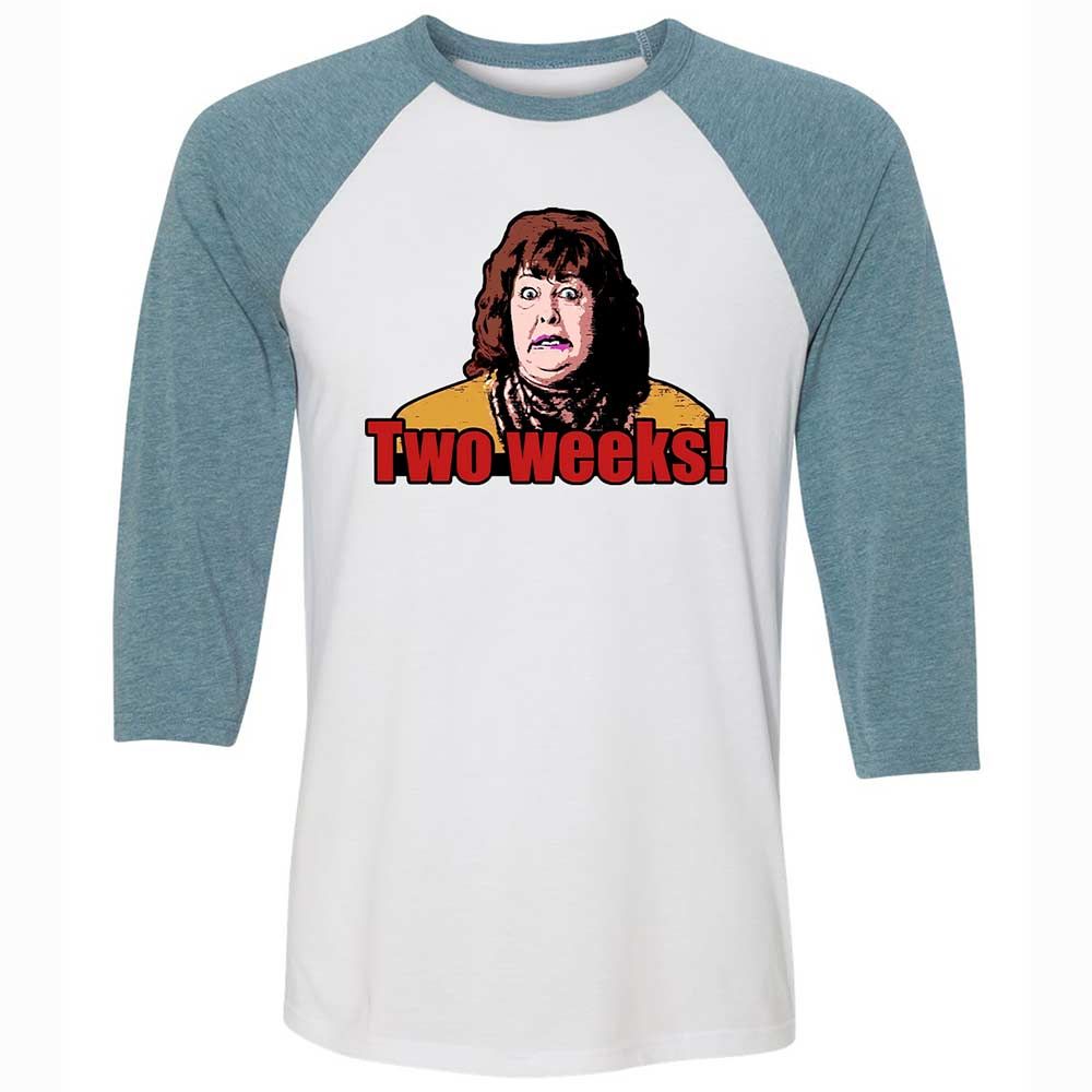 Unisex 3/4 Baseball Tee - R8YQBCCV - White/Denim - 3
