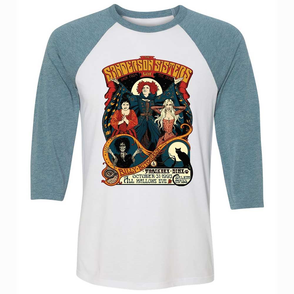 Unisex 3/4 Baseball Tee - XNDSSZ83 - White/Denim - 3