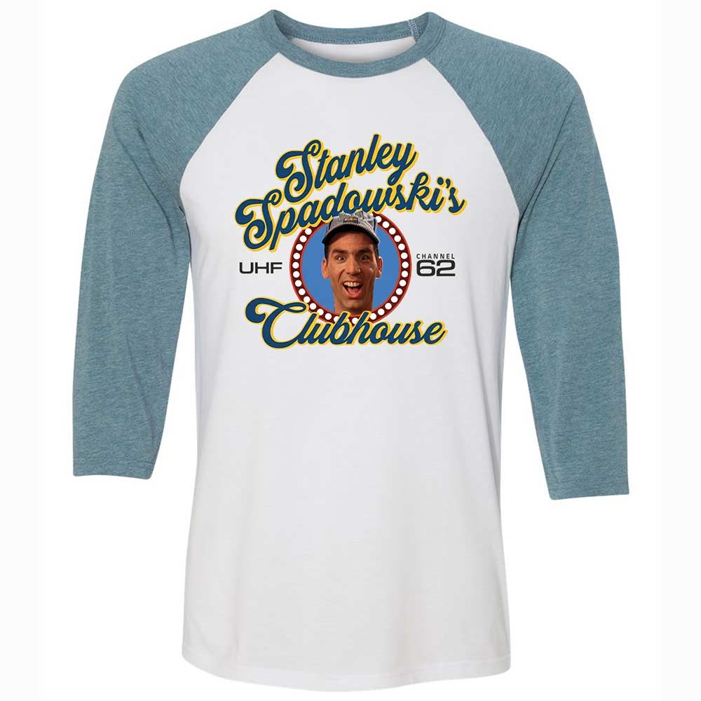 Unisex 3/4 Baseball Tee - R5JFY9ZZ - White/Denim - 3
