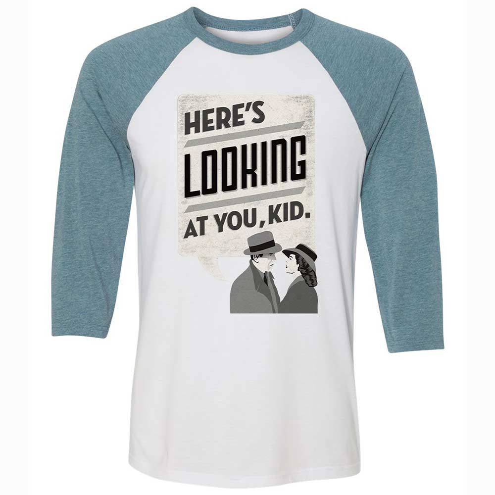 Here's Looking at You Kid - White/Denim - 3