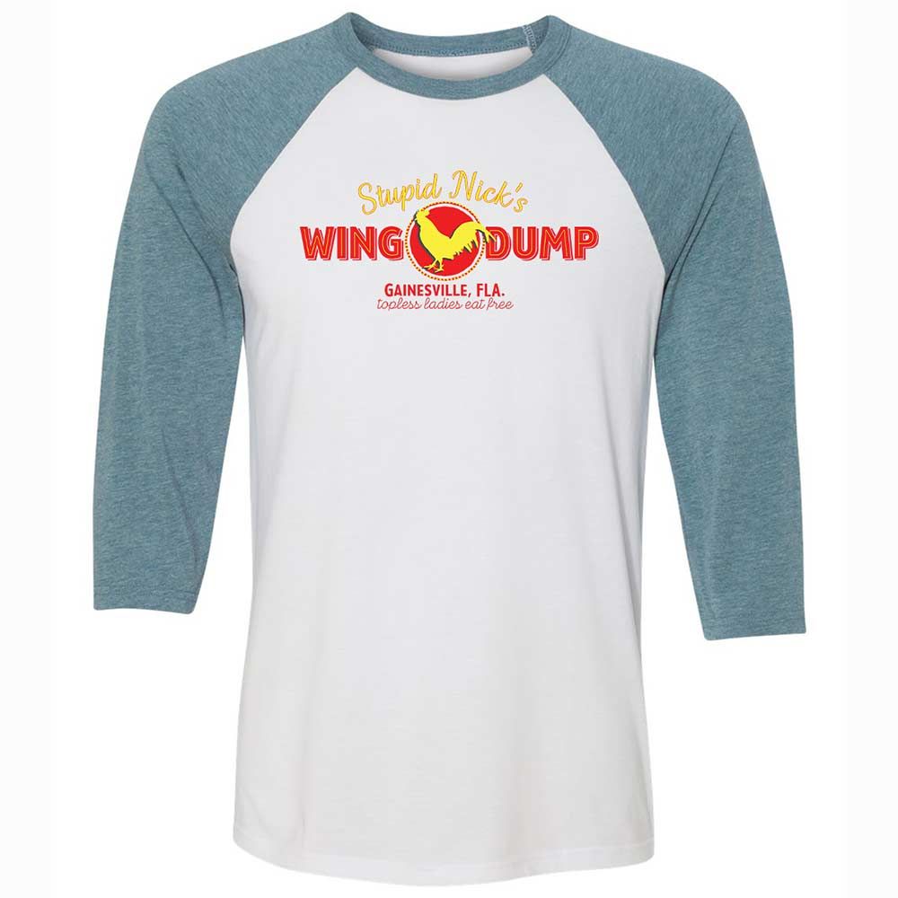 Stupid Nick's Wing Dump - White/Denim - 3
