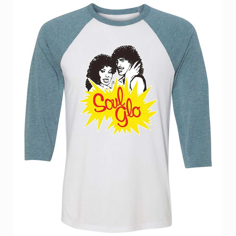 Unisex 3/4 Baseball Tee - K2T9B9A5 - White/Denim - 3