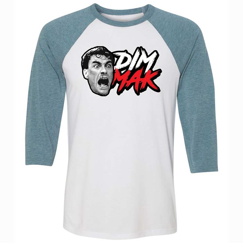 Unisex 3/4 Baseball Tee - AAPFTLS2 - White/Denim - 3