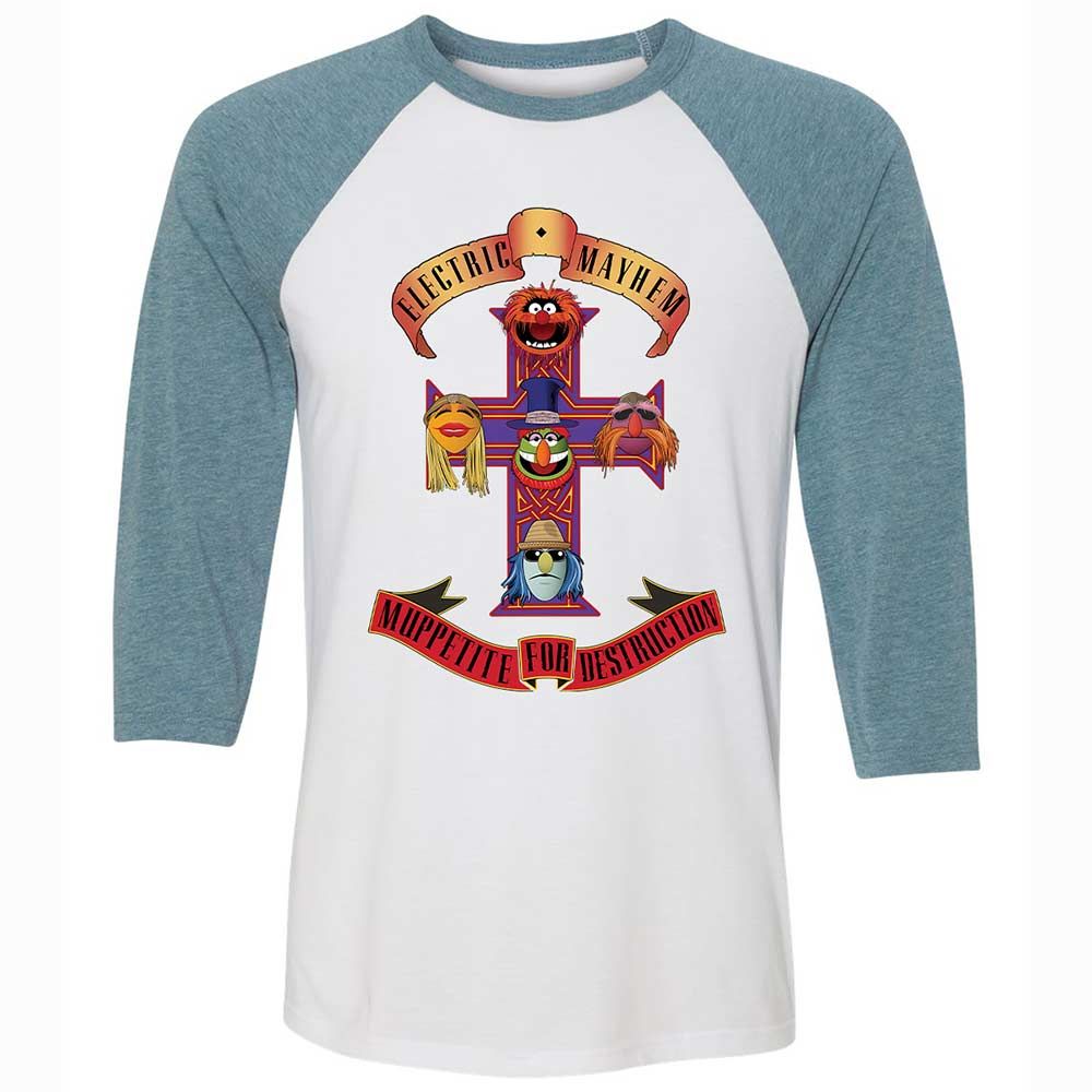 Muppetite For Mayhem - White/Denim - 3