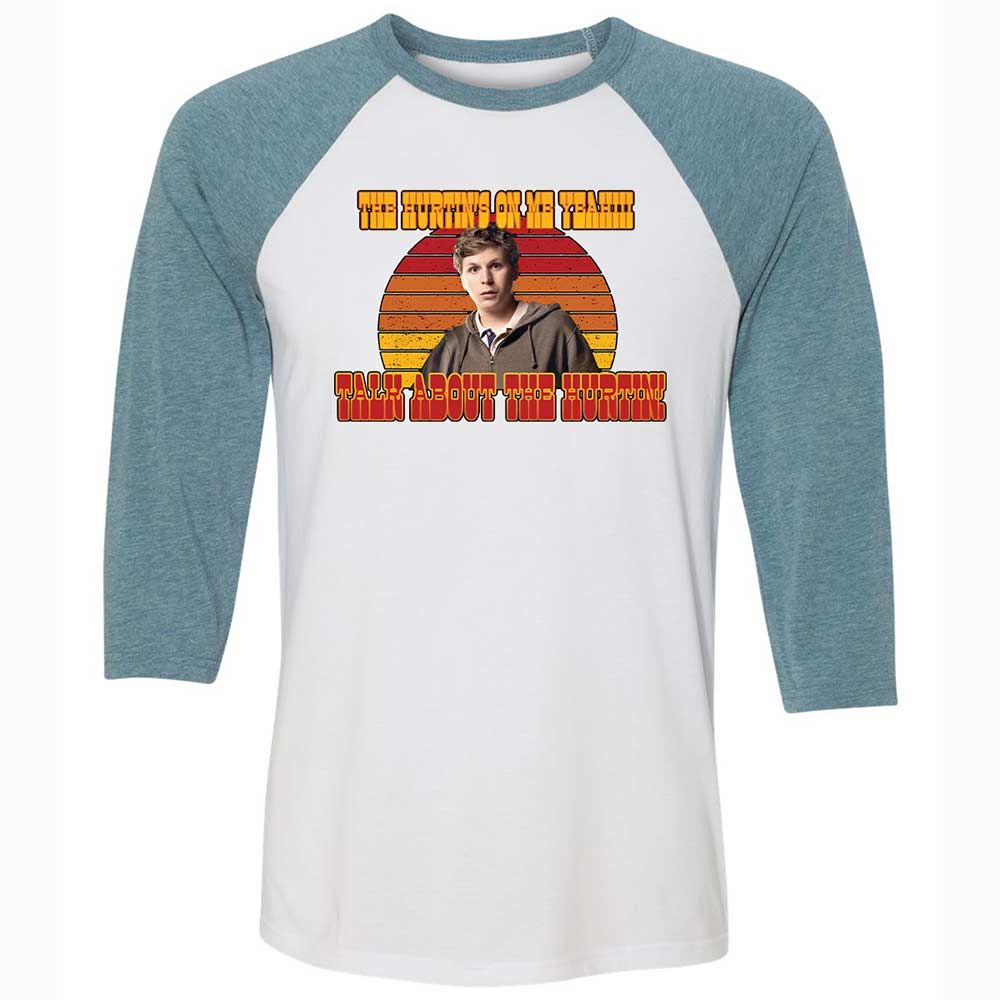 Unisex 3/4 Baseball Tee - FV1CW5LG - White/Denim - 3