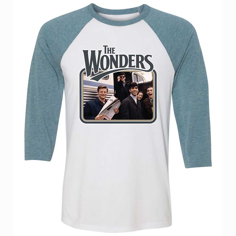 Unisex 3/4 Baseball Tee - E4BMC35D - White/Denim - 3