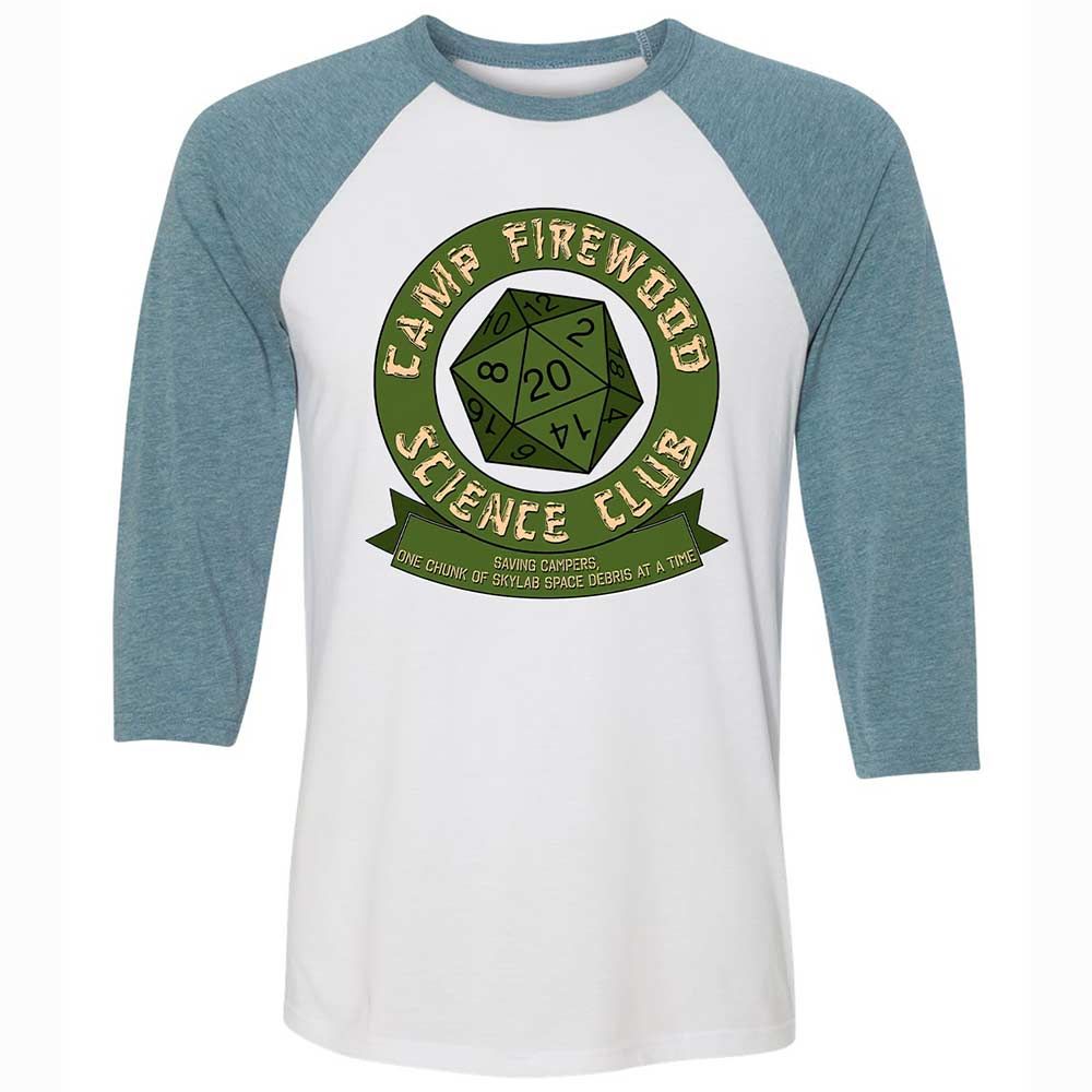 Camp Firewood Science Club - White/Denim - 3
