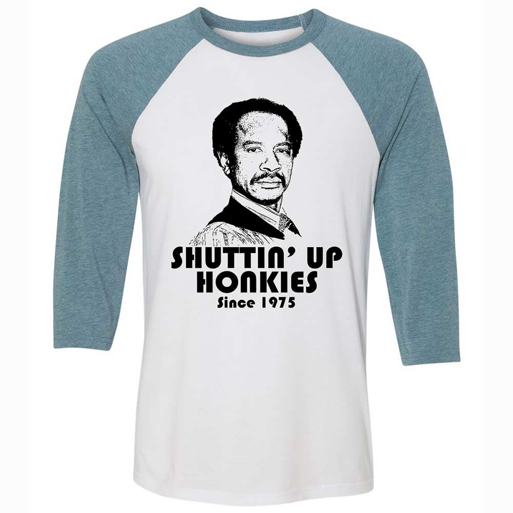 Unisex 3/4 Baseball Tee - F4RNWLNV - White/Denim - 3