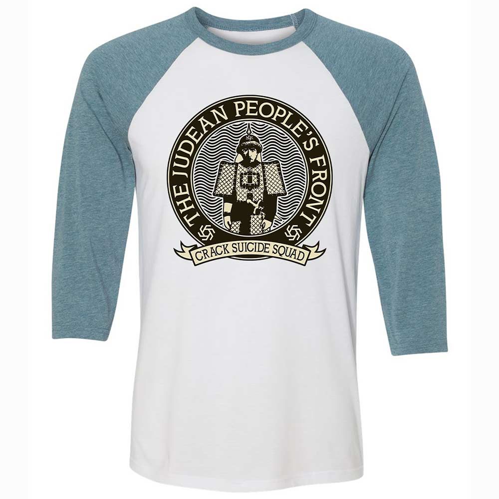 Unisex 3/4 Baseball Tee - V3C4E8G6 - White/Denim - 3