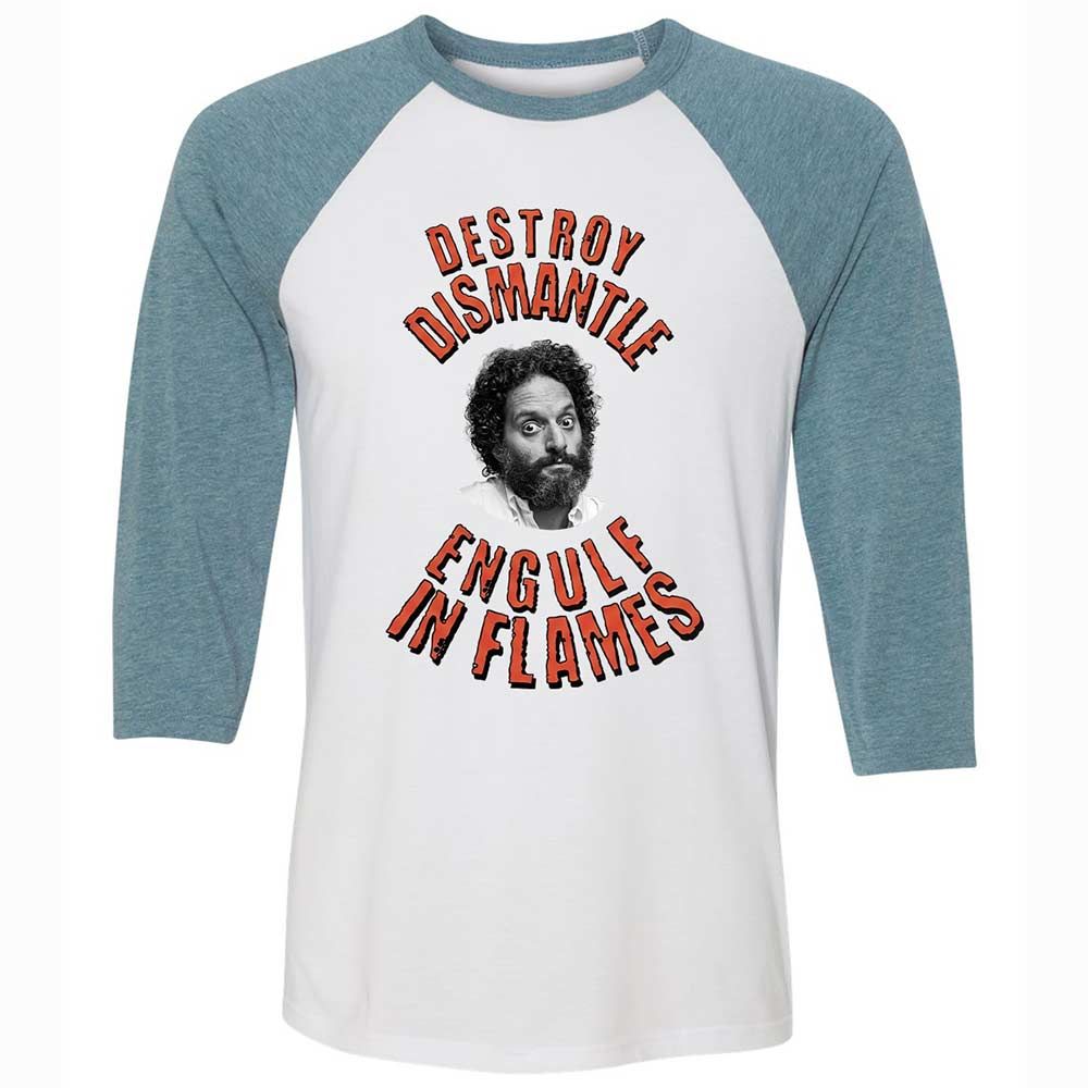 Destroy, Dismantle, Engulf in Flames - White/Denim - 3