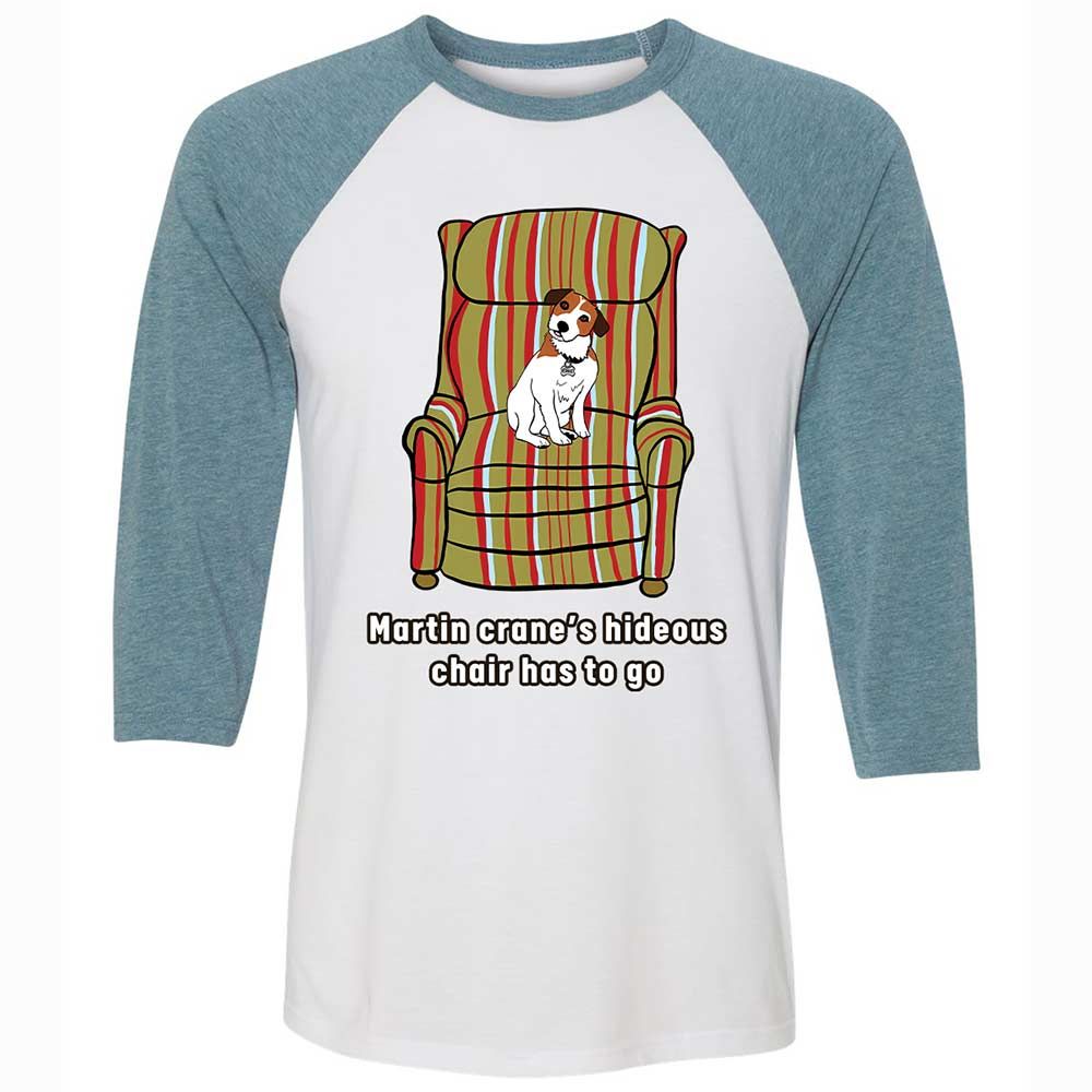 Martin crane hideous chair has to go - White/Denim - 3