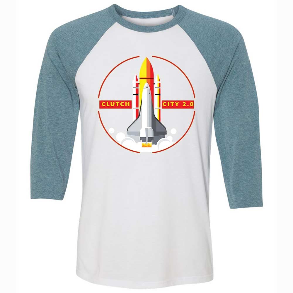 Clutch City - White/Denim - 3