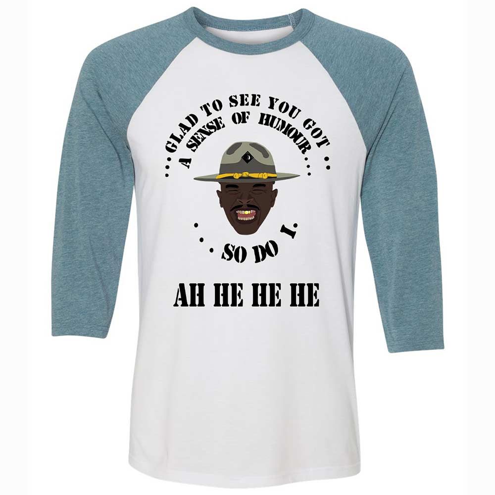 I'm glad to see you got a sense of humor - White/Denim - 3