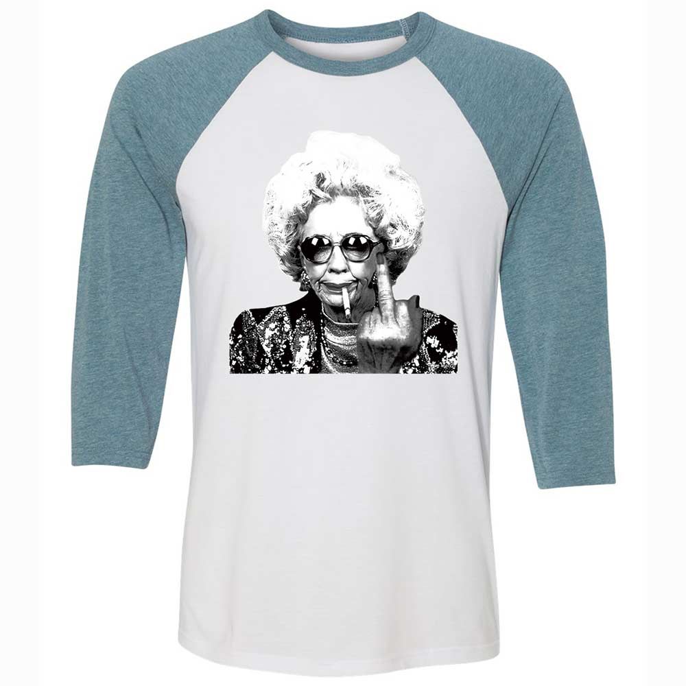 Badass Grandma - White/Denim - 3