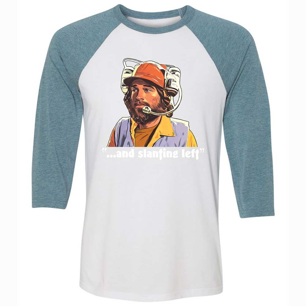 Unisex 3/4 Baseball Tee - Z16CYQY3 - White/Denim - 3