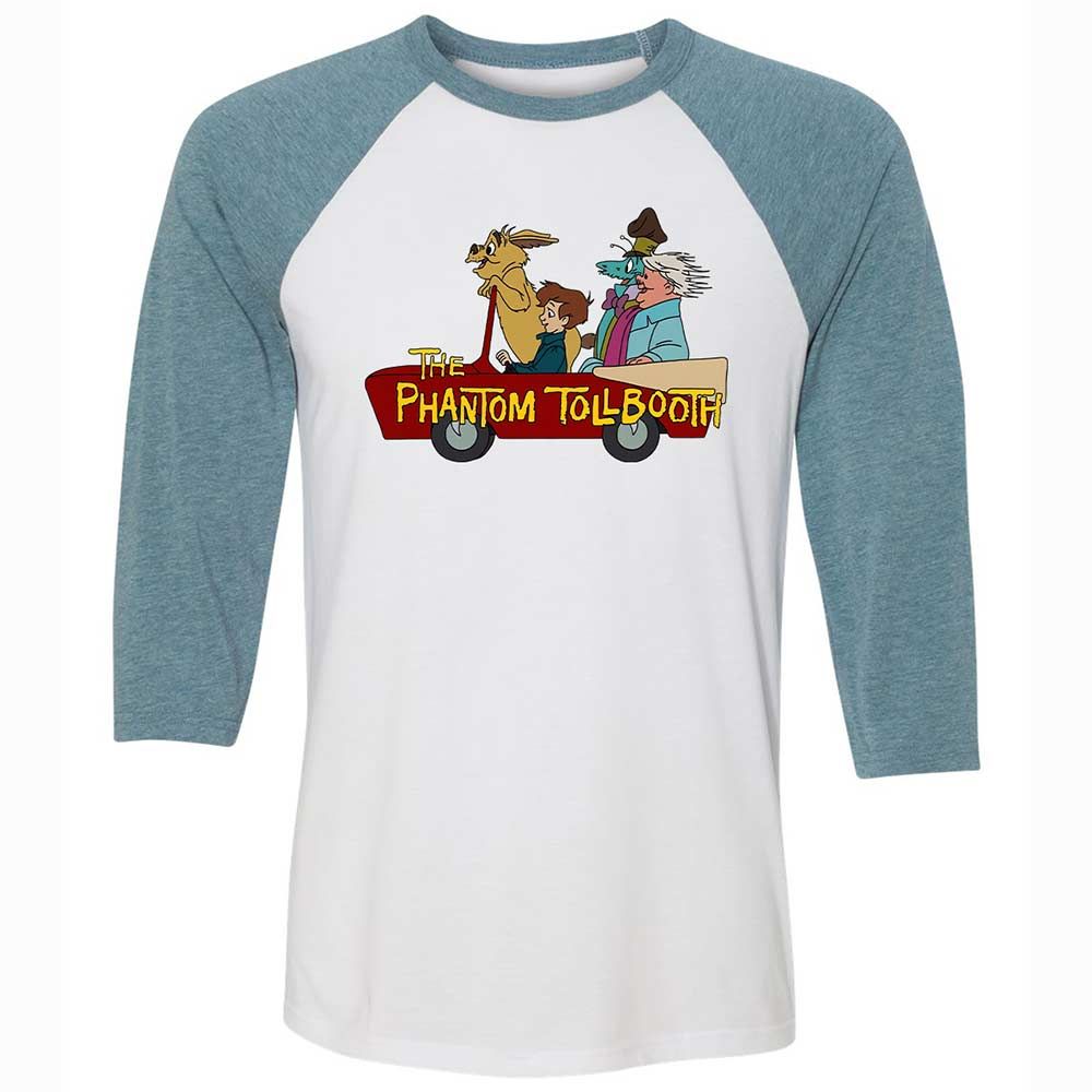 Unisex 3/4 Baseball Tee - MWYVQ9F1 - White/Denim - 3