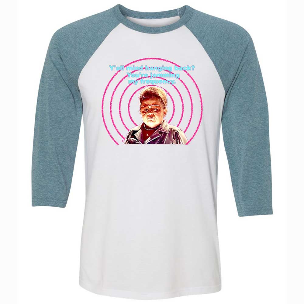 Unisex 3/4 Baseball Tee - N4CPBYYM - White/Denim - 3