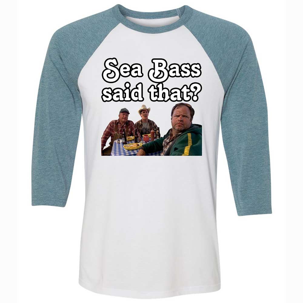 Unisex 3/4 Baseball Tee - 9Z2GY8GD - White/Denim - 3