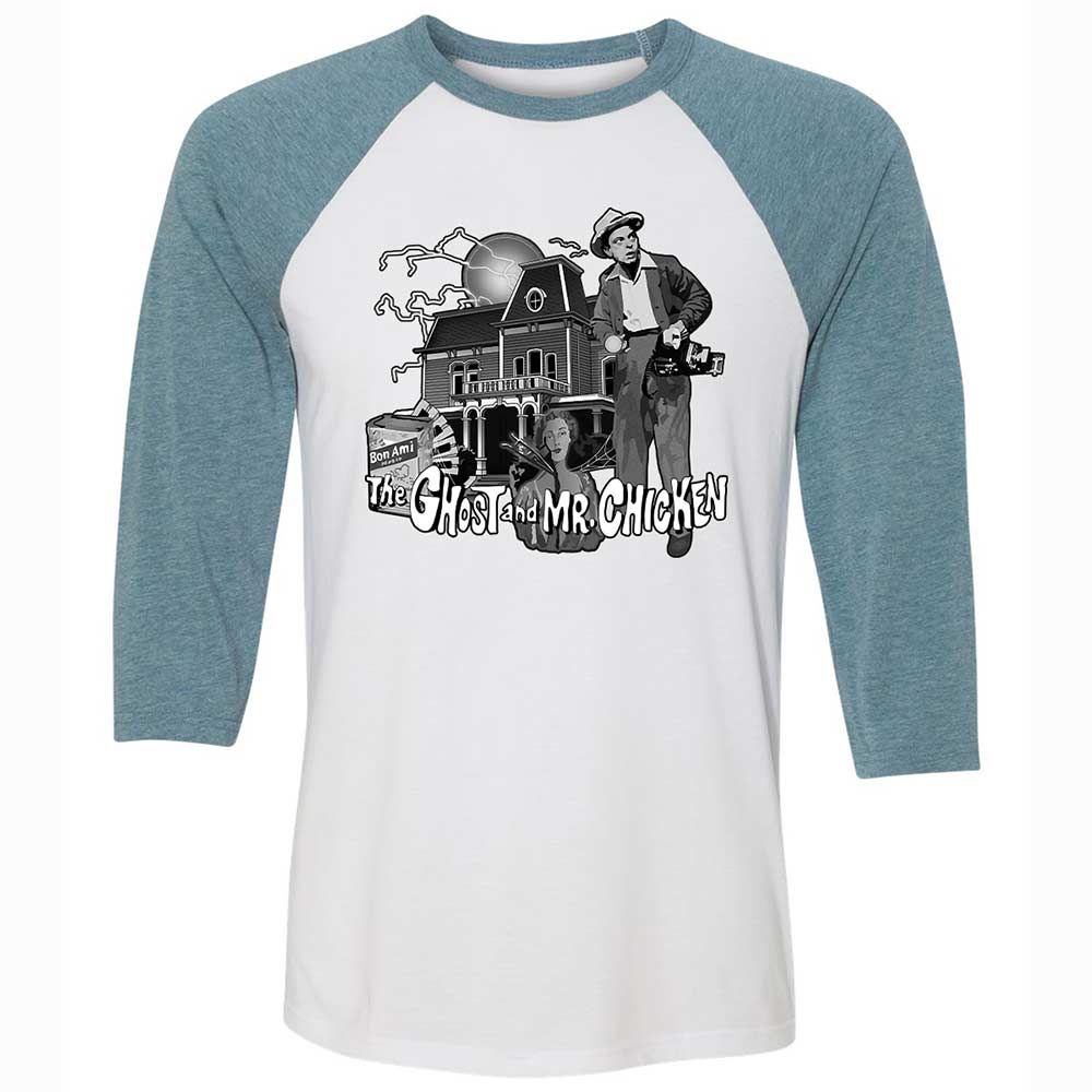 Unisex 3/4 Baseball Tee - 2Q2ZXGAW - White/Denim - 3