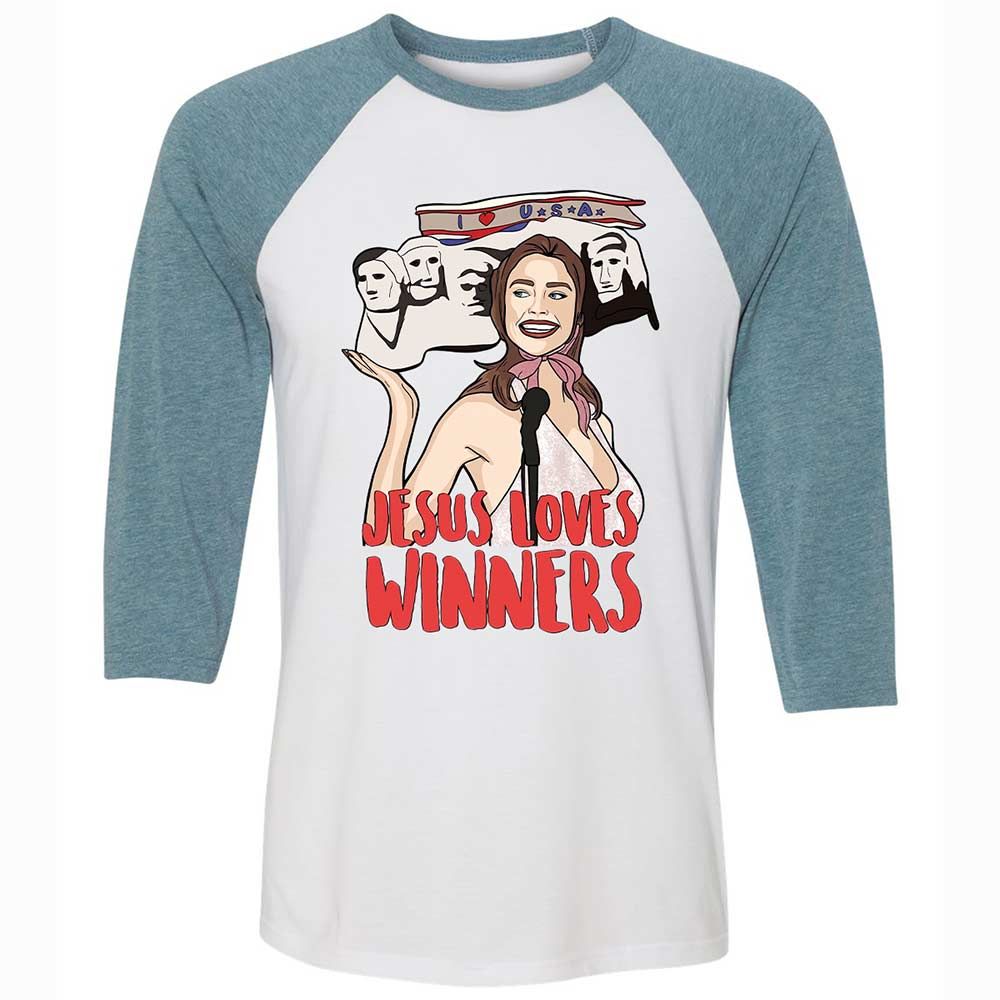 He Loves Winners - White/Denim - 3