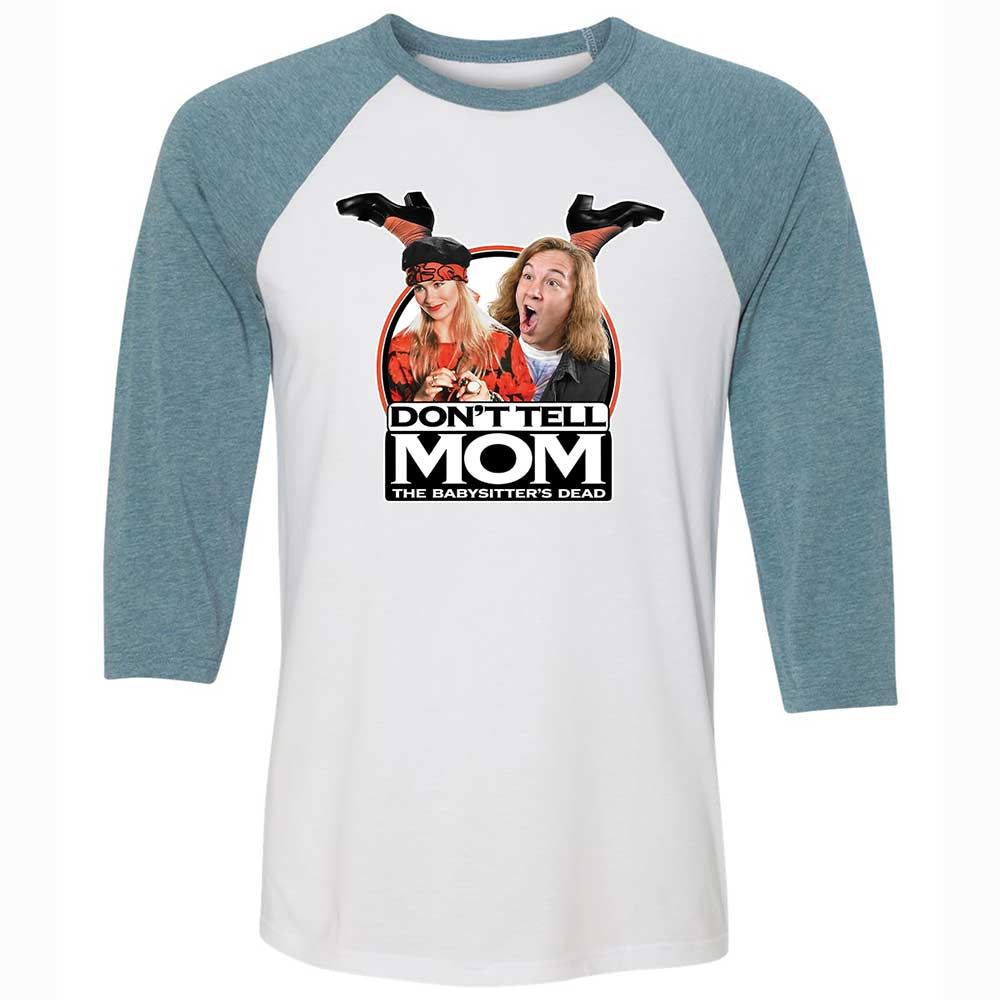 Unisex 3/4 Baseball Tee - MFTC3P26 - White/Denim - 3