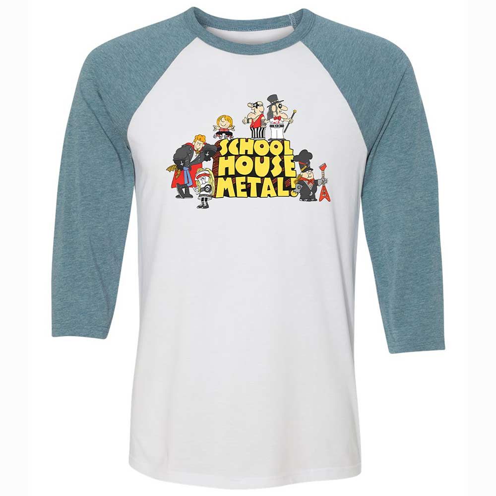 School House Metal - White/Denim - 3