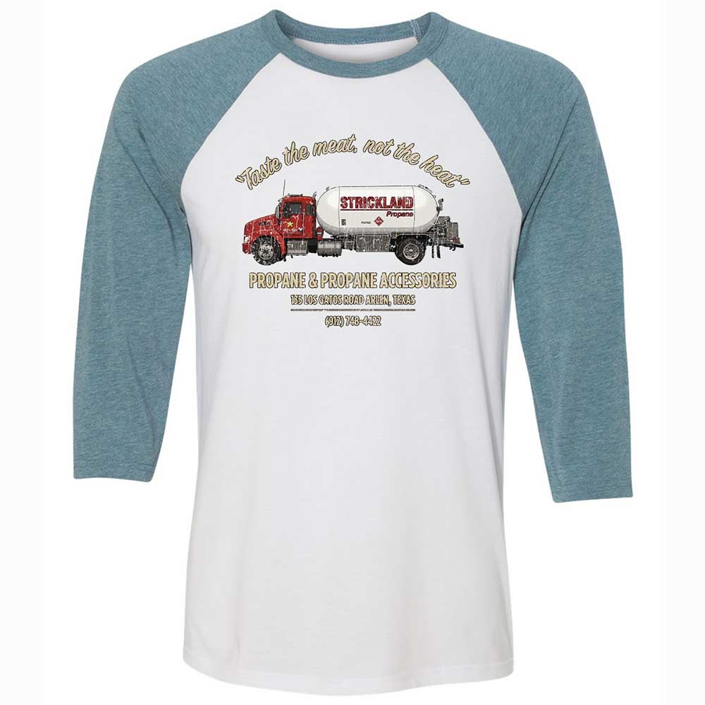 Unisex 3/4 Baseball Tee - FW3H6PXV - White/Denim - 3
