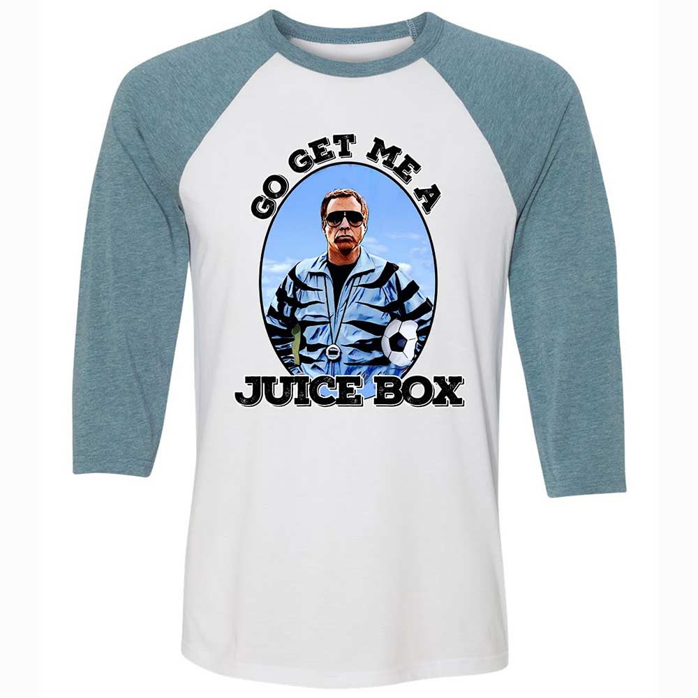 Unisex 3/4 Baseball Tee - R6VN2BYR - White/Denim - 3