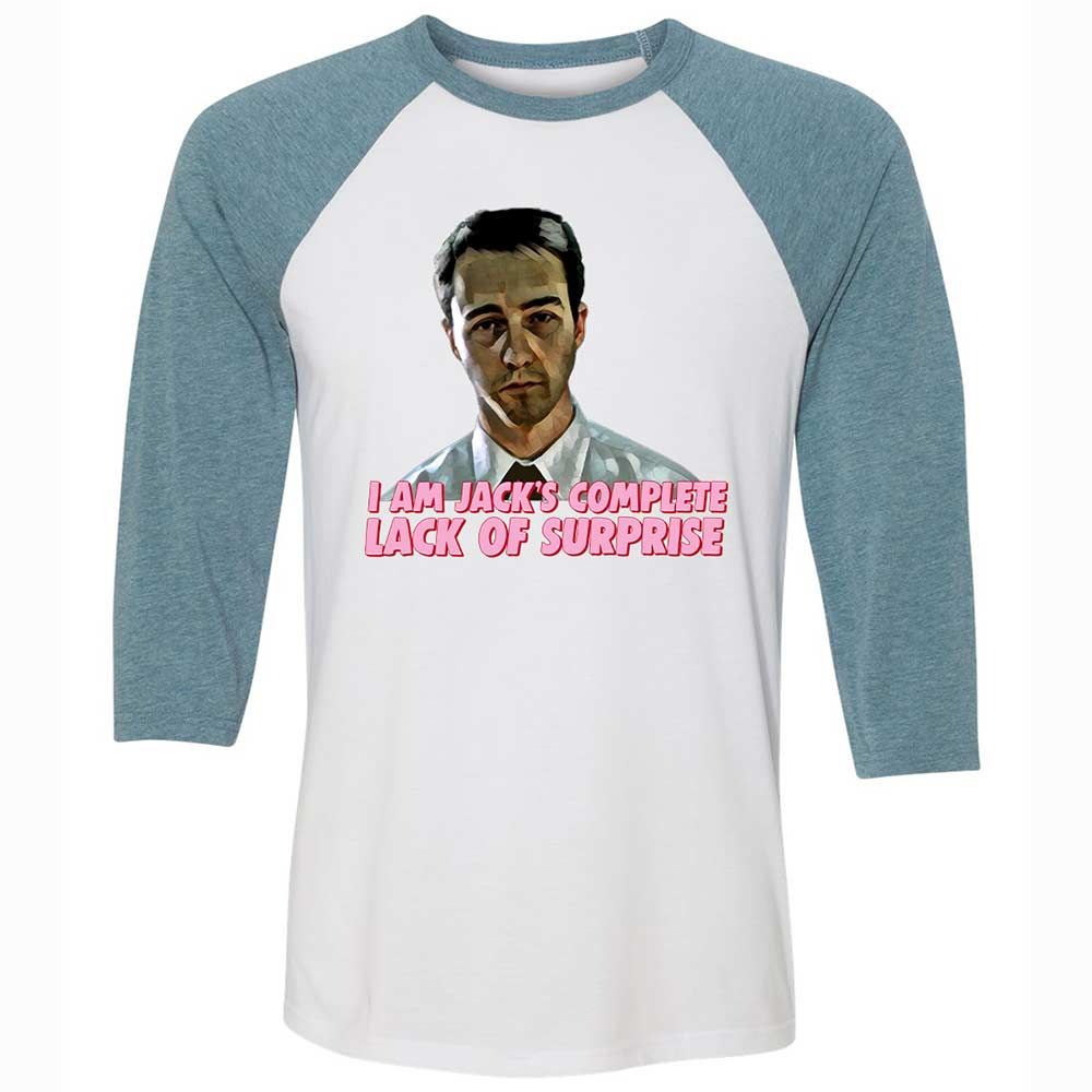 Unisex 3/4 Baseball Tee - PNSL2W2X - White/Denim - 3