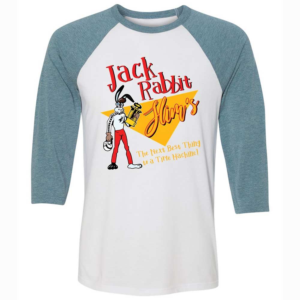Unisex 3/4 Baseball Tee - K7LP643Q - White/Denim - 3