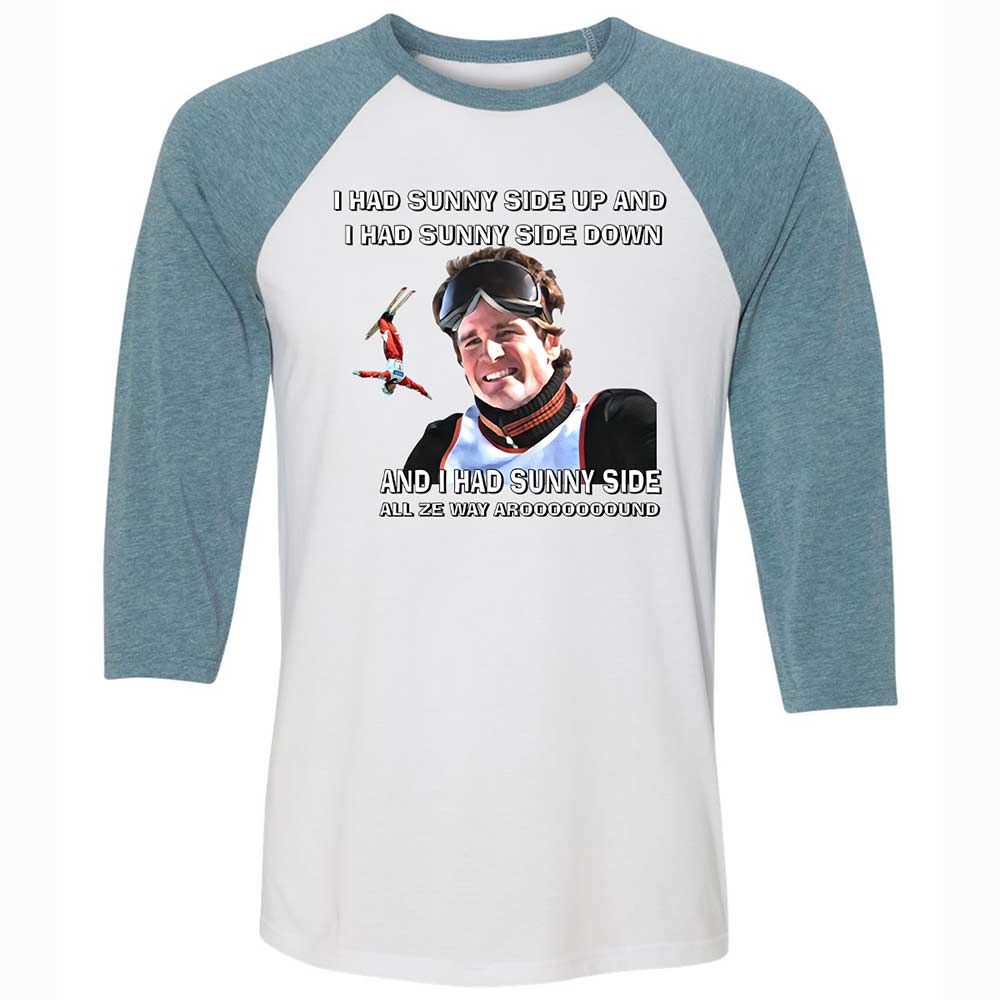 Unisex 3/4 Baseball Tee - SGWNMJJZ - White/Denim - 3