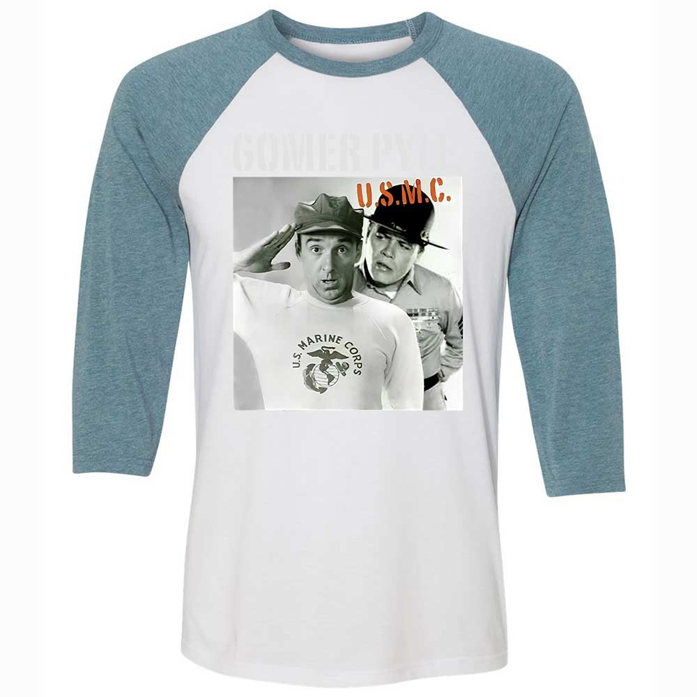 Unisex 3/4 Baseball Tee - 9HCSVQ4T - White/Denim - 3