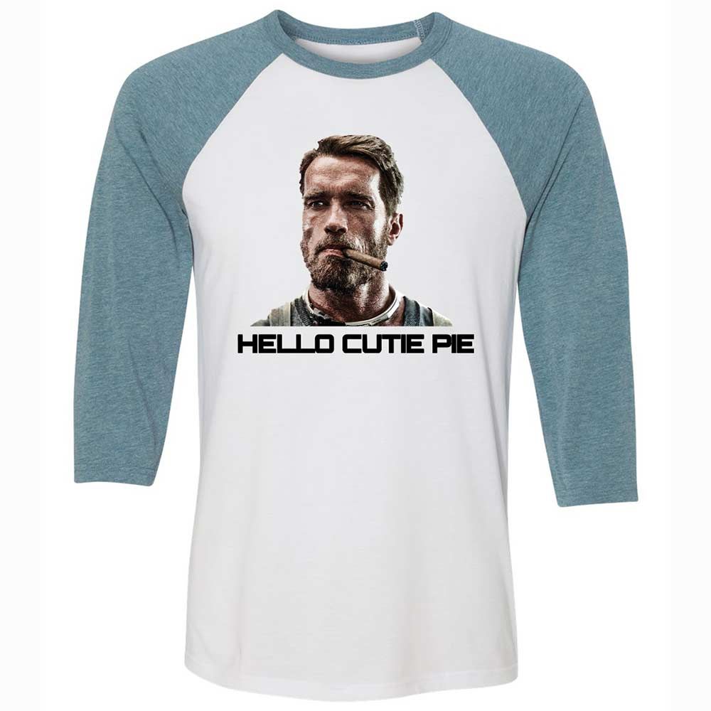 Hello Cutie Pie - White/Denim - 3