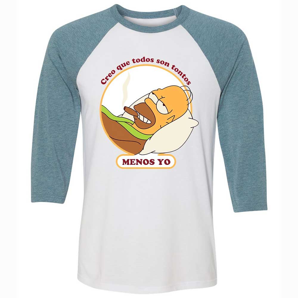 Everyone's stupid except me - White/Denim - 3