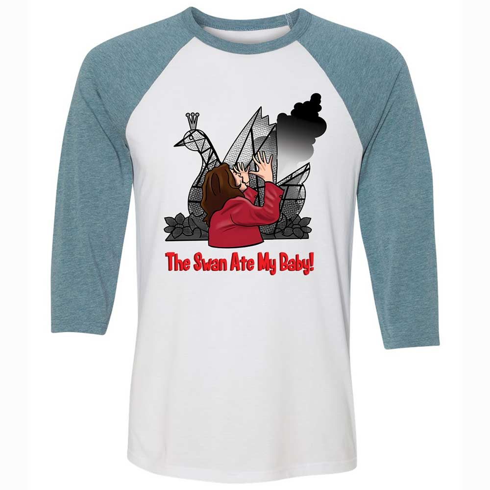 The Swan Ate My Baby - White/Denim - 3