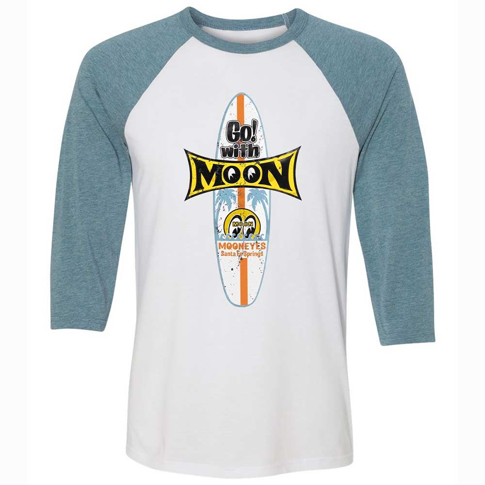 Unisex 3/4 Baseball Tee - R8AHKXFU - White/Denim - 3